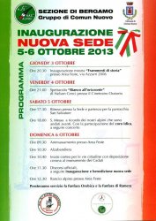 Comun Nuovo 2013 Inaugurazione sede degli Alpini